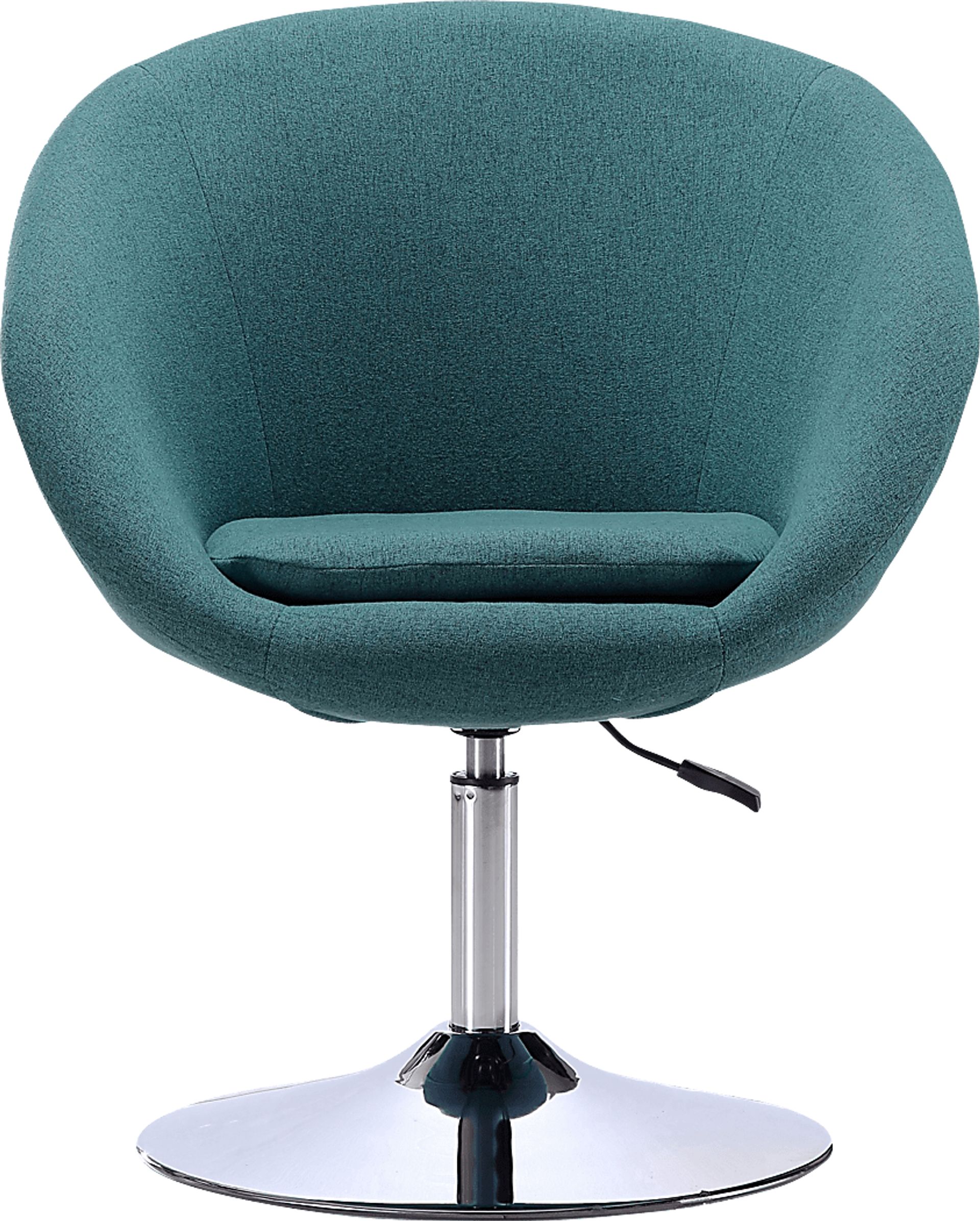 Amparoo Light Blue Swivel Accent Chair - Image 2