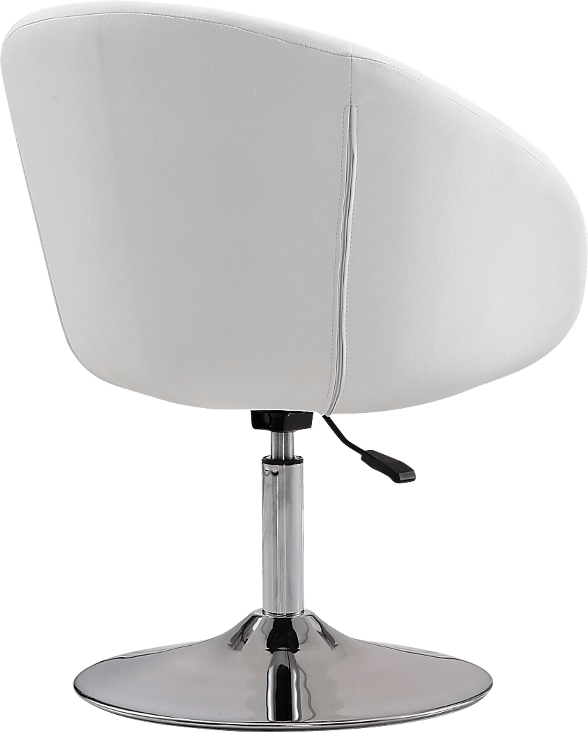 Amparoo White Swivel Accent Chair - Image 5
