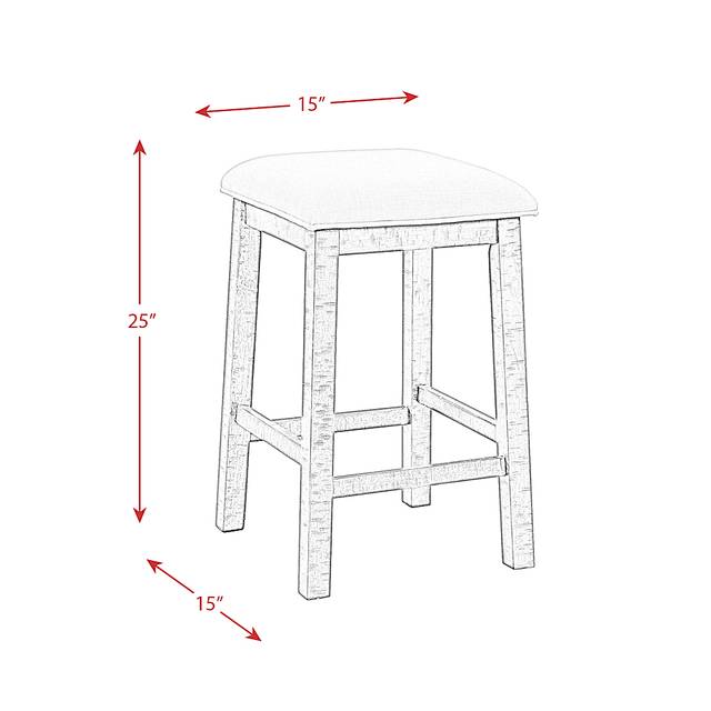 Ampezo Gray Bar Table with Stools - Thumbnail - Image 14