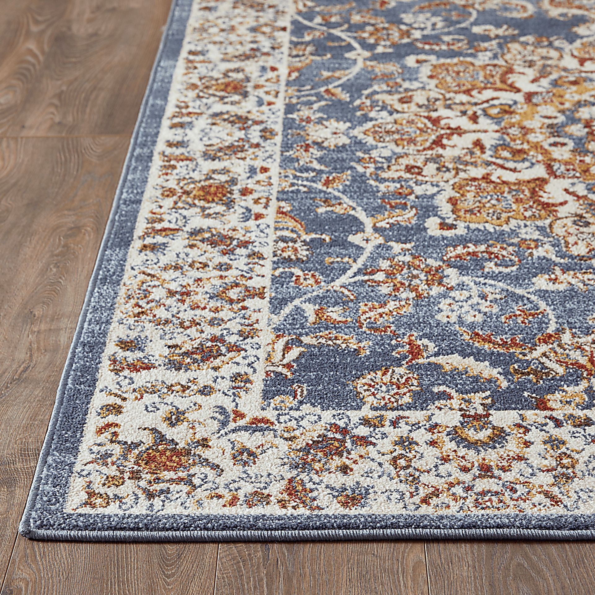 Amrenta Blue 2' x 6'7 Runner Rug - Image 3