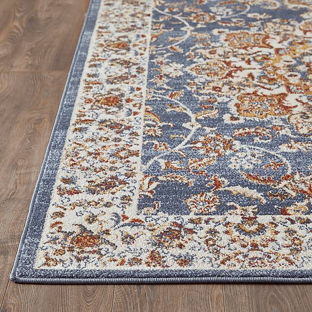 Amrenta Blue 7'10 x 9'10 Area Rug - Thumbnail - Image 3