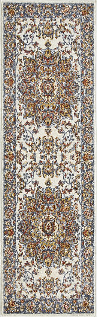 Amrenta Cream 2' x 6'7 Runner Rug