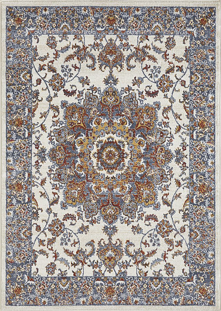 Amrenta Cream 5'3 x 7'3 Area Rug