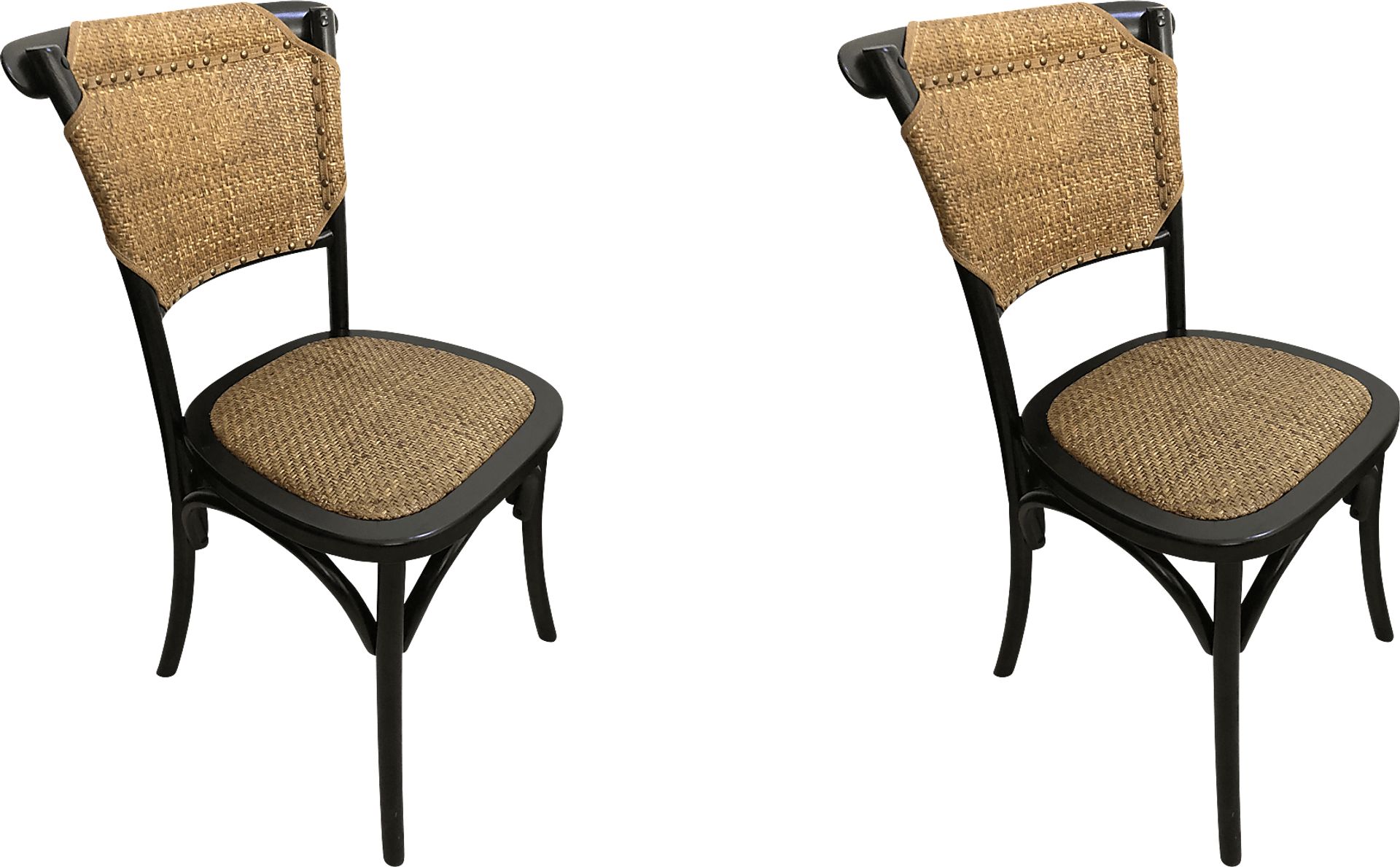 Amroth Black Side Chair, Set of 2 - Image 1