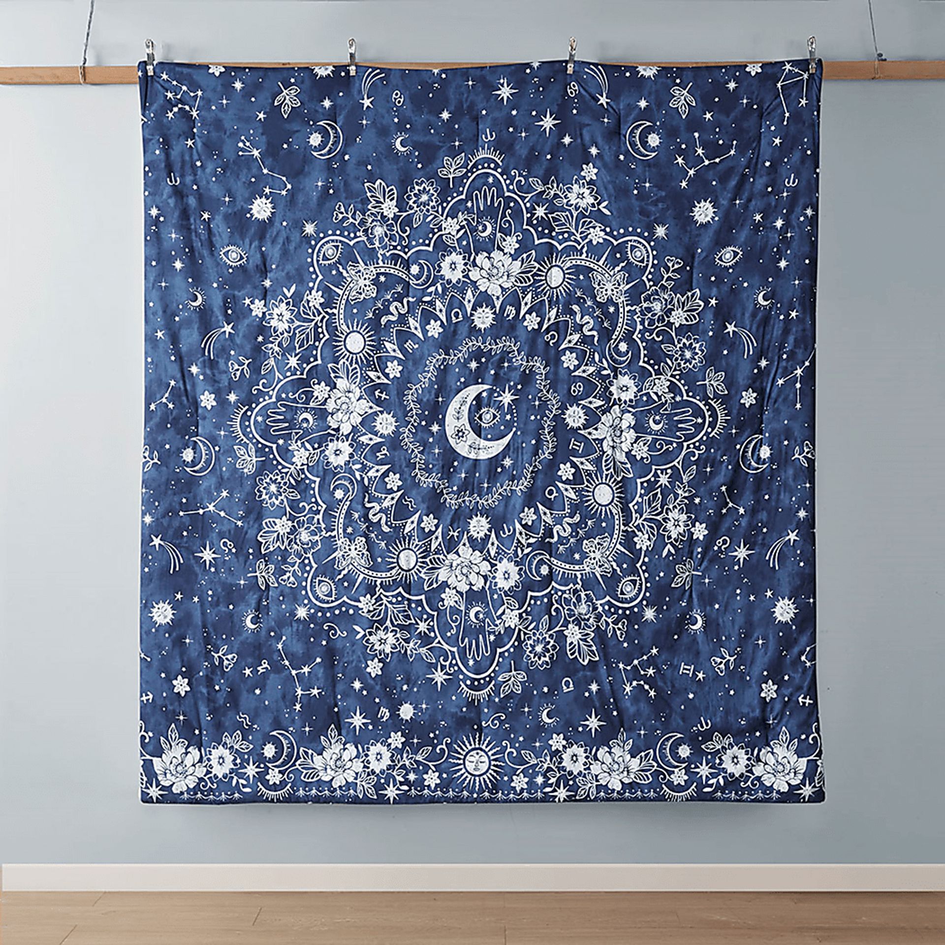 Kids Amsela Blue Full Comforter Set - Image 12