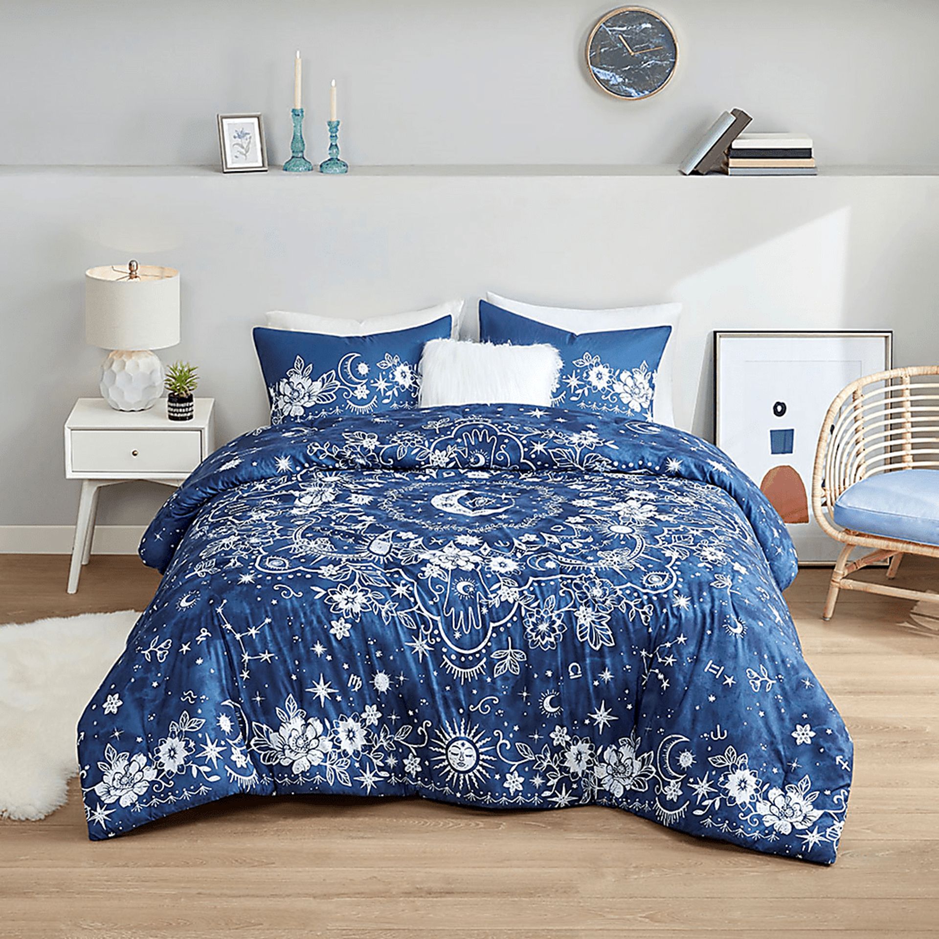 Kids Amsela Blue Full Comforter Set - Image 2
