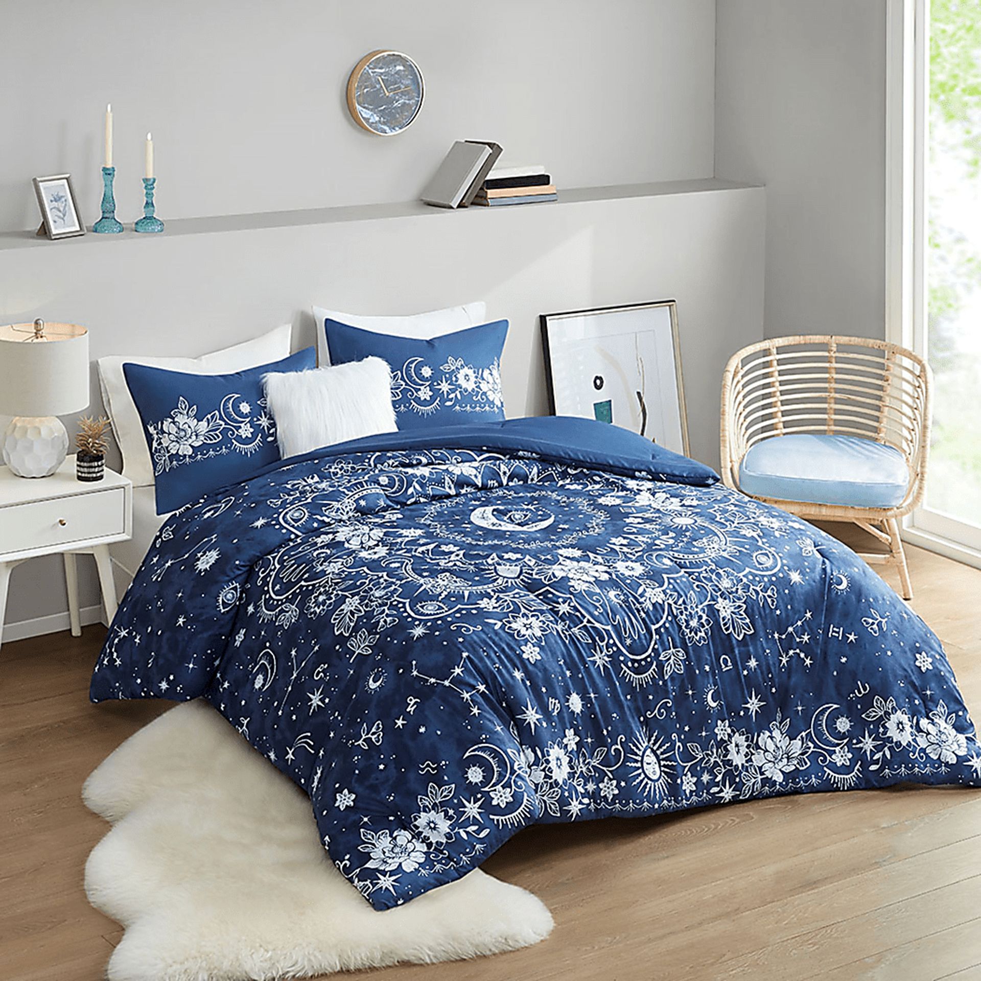 Kids Amsela Blue Full Comforter Set - Image 3