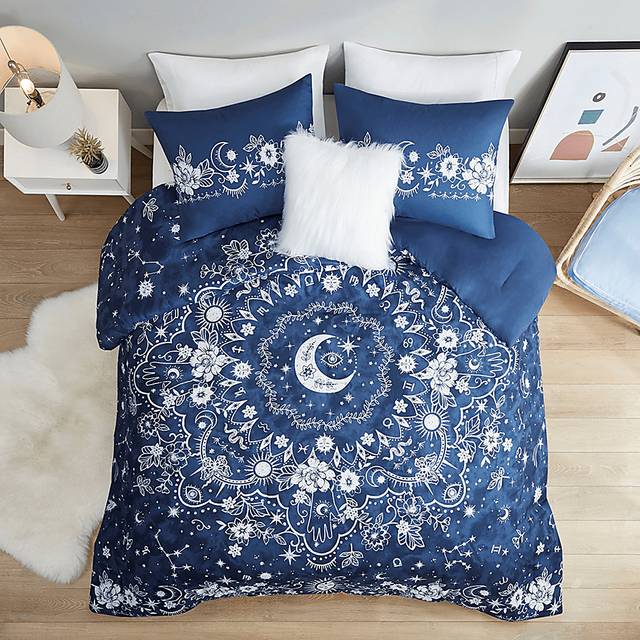 Kids Amsela Blue Full Comforter Set - Thumbnail - Image 4