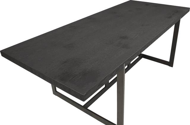 Amsterdam Avenue Black Rectangle Dining Table - Thumbnail - Image 2