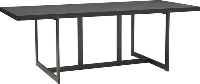 Amsterdam Avenue Black Rectangle Dining Table - Thumbnail - Image 1