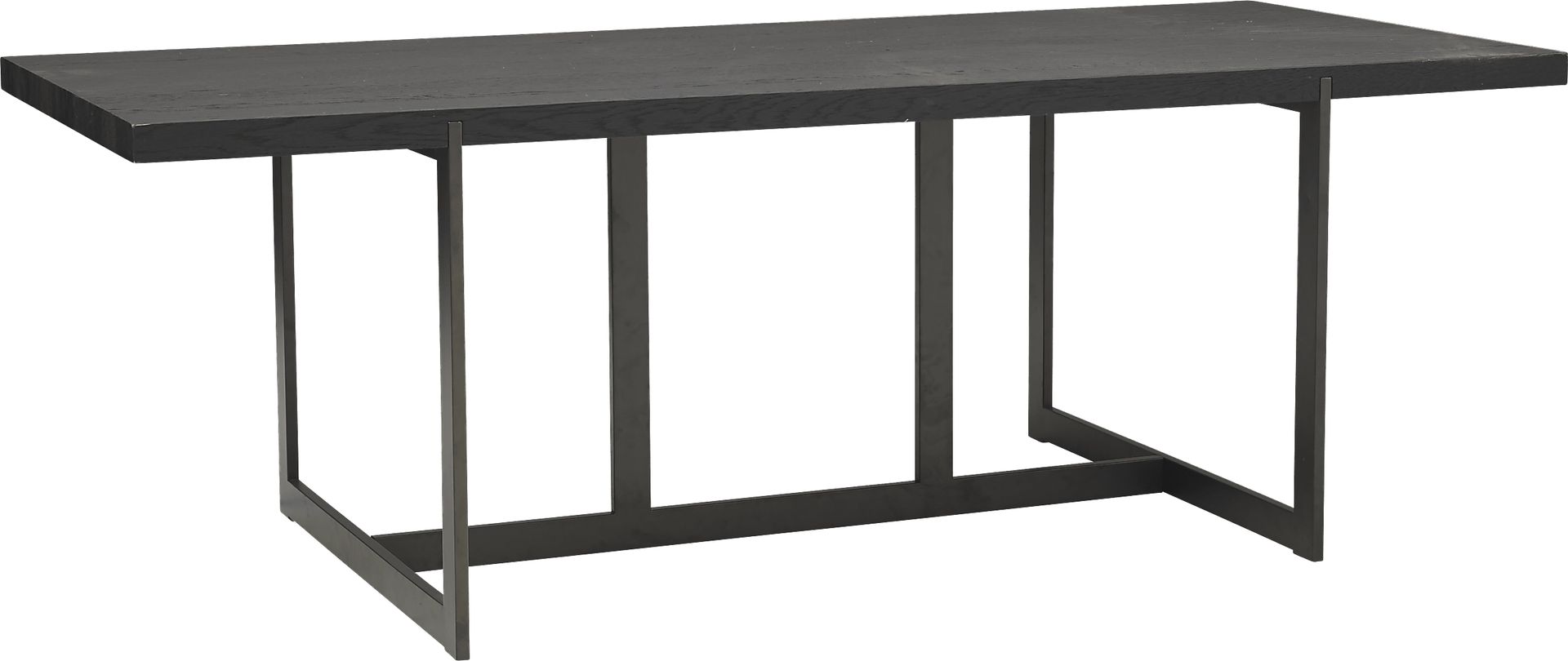 Amsterdam Avenue Black Rectangle Dining Table - Image 1