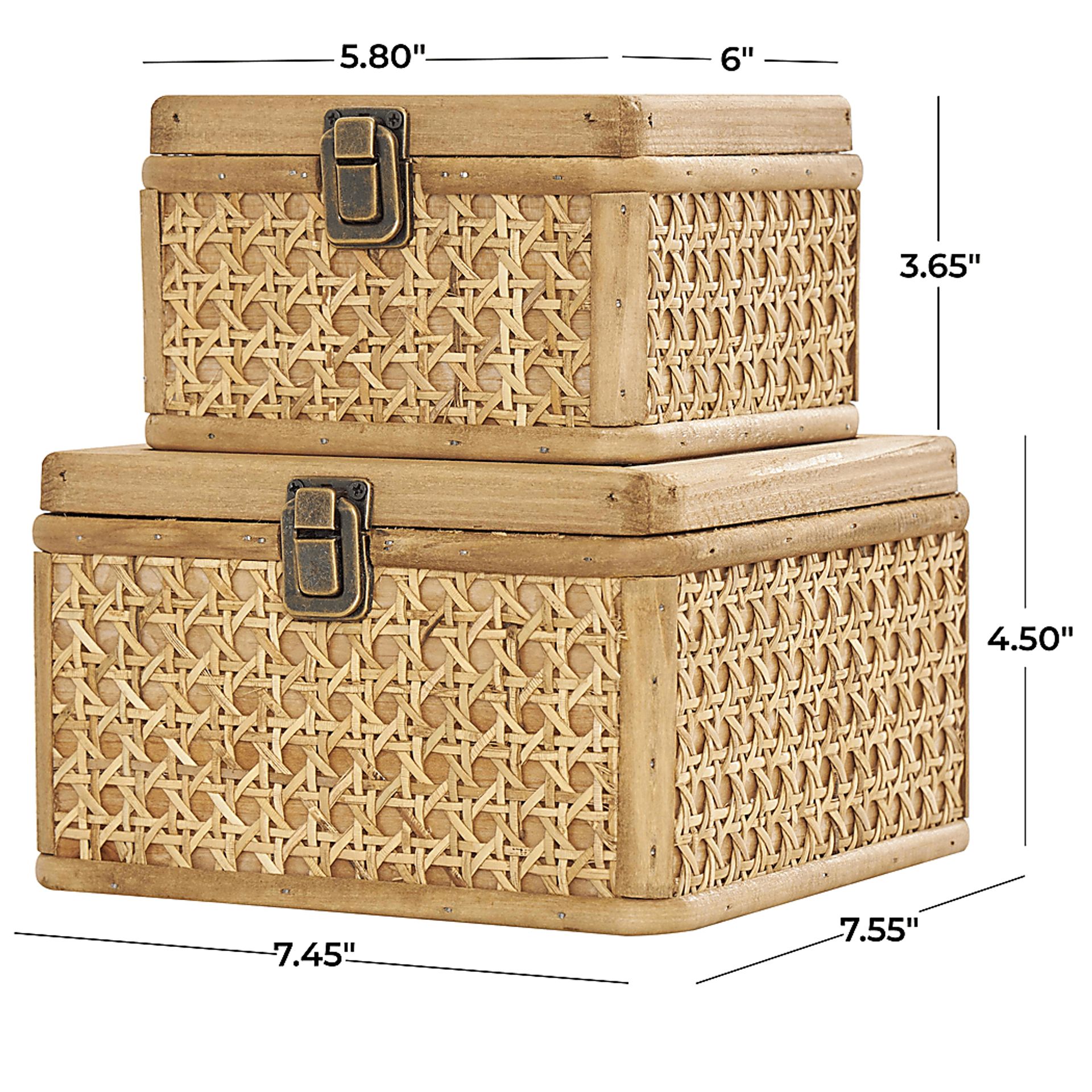 Amtai Brown Decorative Box, Set of 2 - Image 12