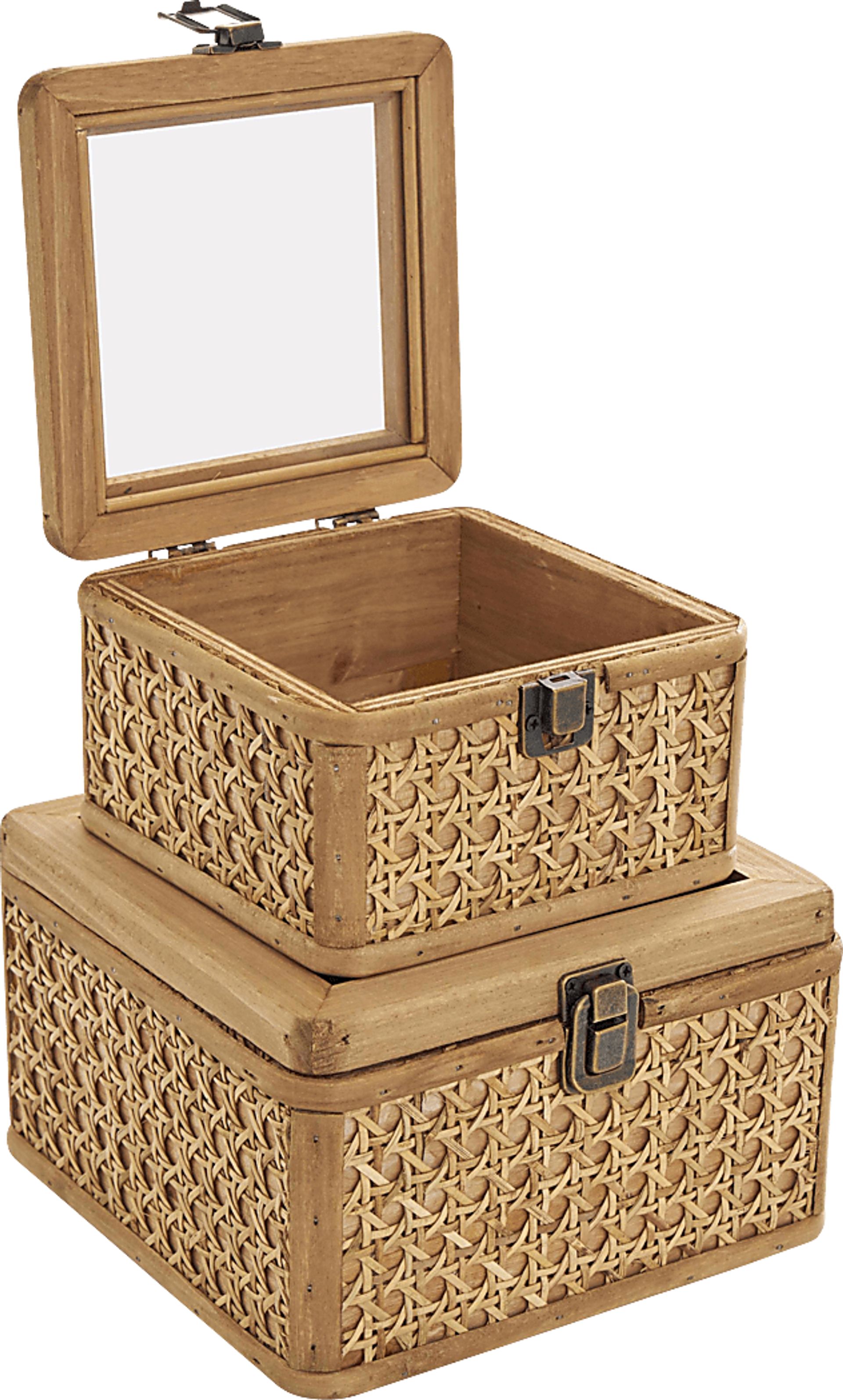 Amtai Brown Decorative Box, Set of 2 - Image 7