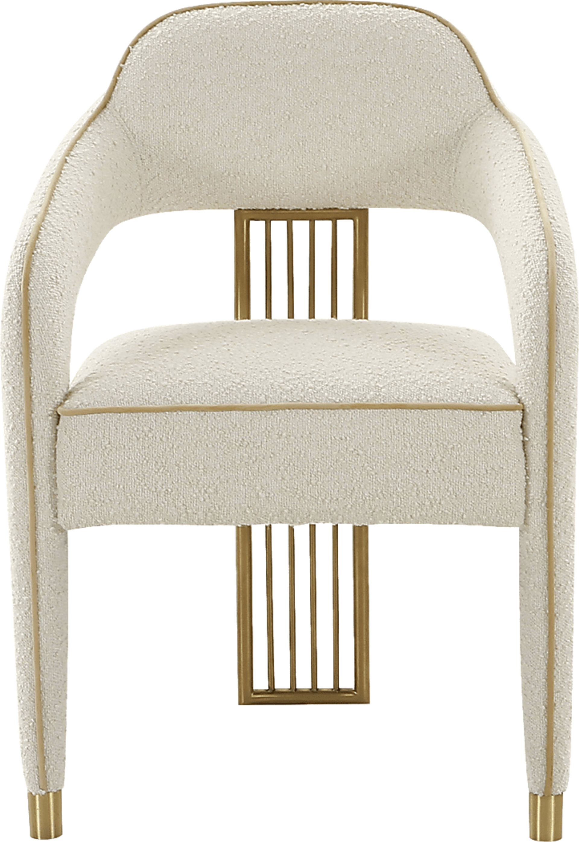 Amurra Cream Arm Chair - Image 3