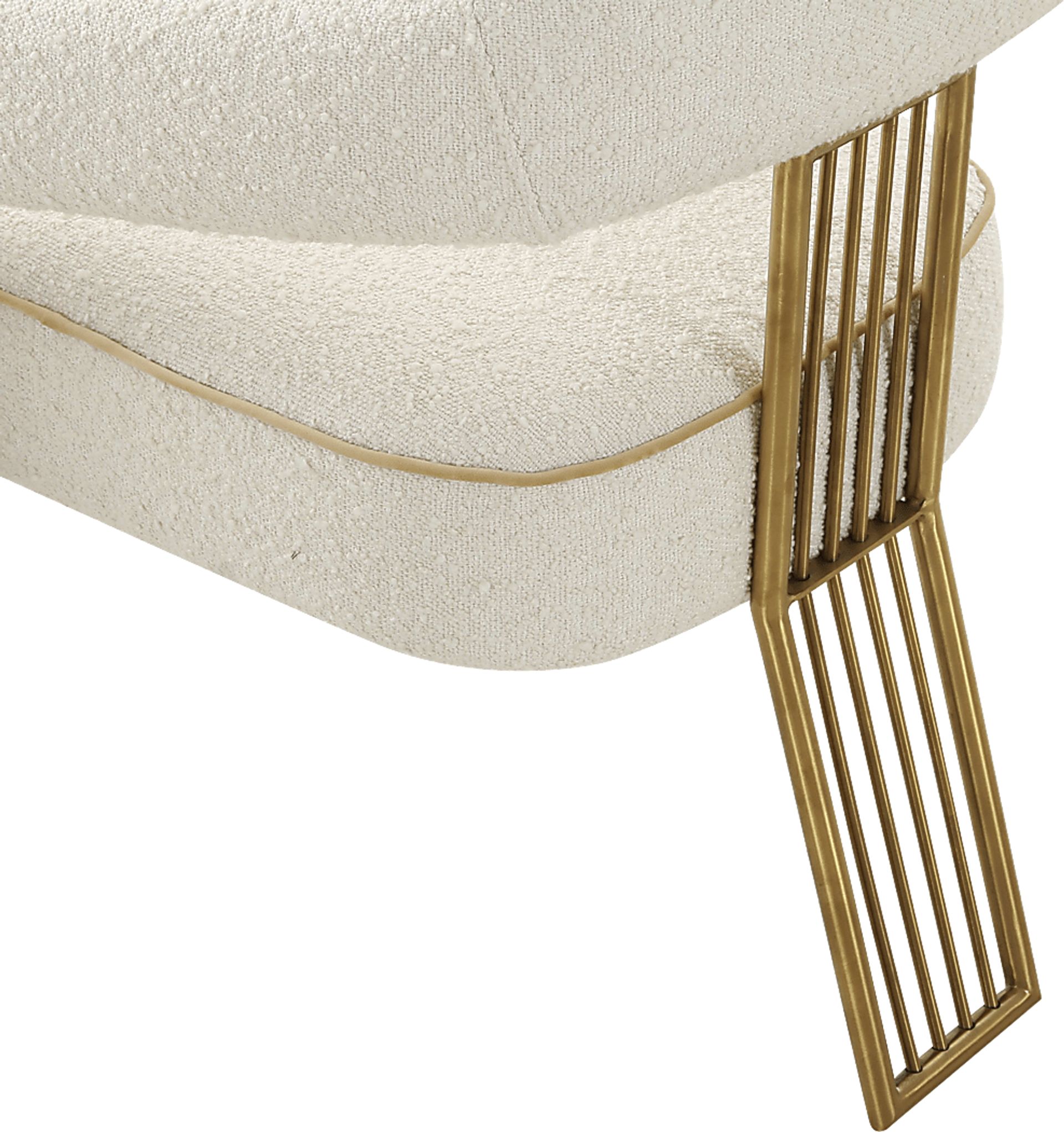 Amurra Cream Arm Chair - Image 5