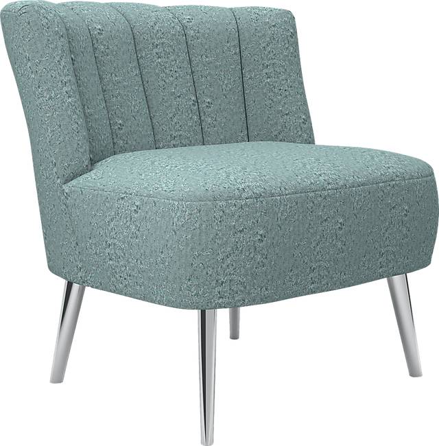 Amwiler Blue Accent Chair - Thumbnail - Image 1