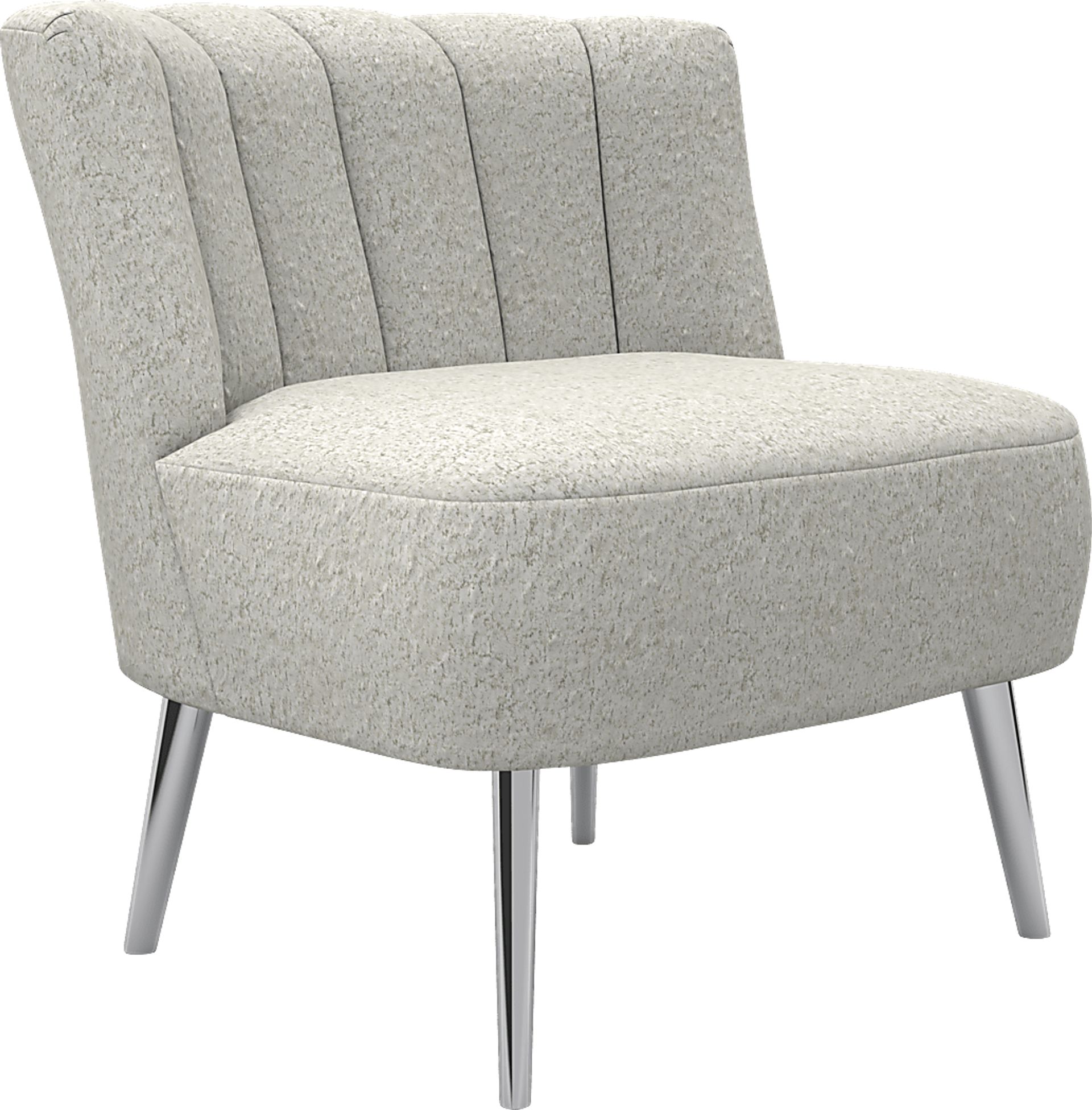 Amwiler White Accent Chair - Image 1