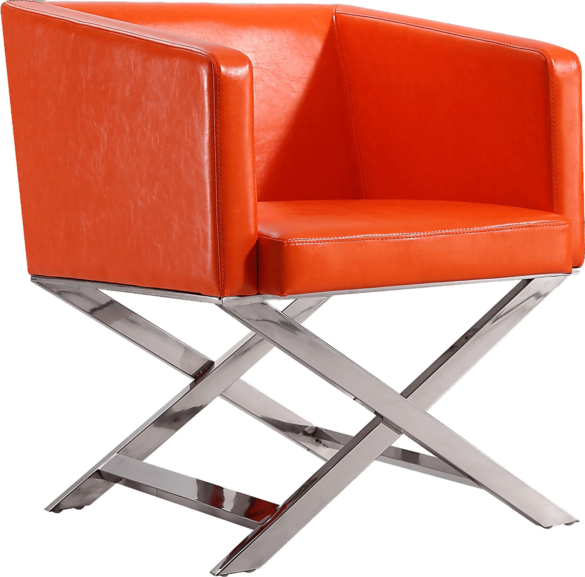 Amyjane Orange Accent Chair - Image 1