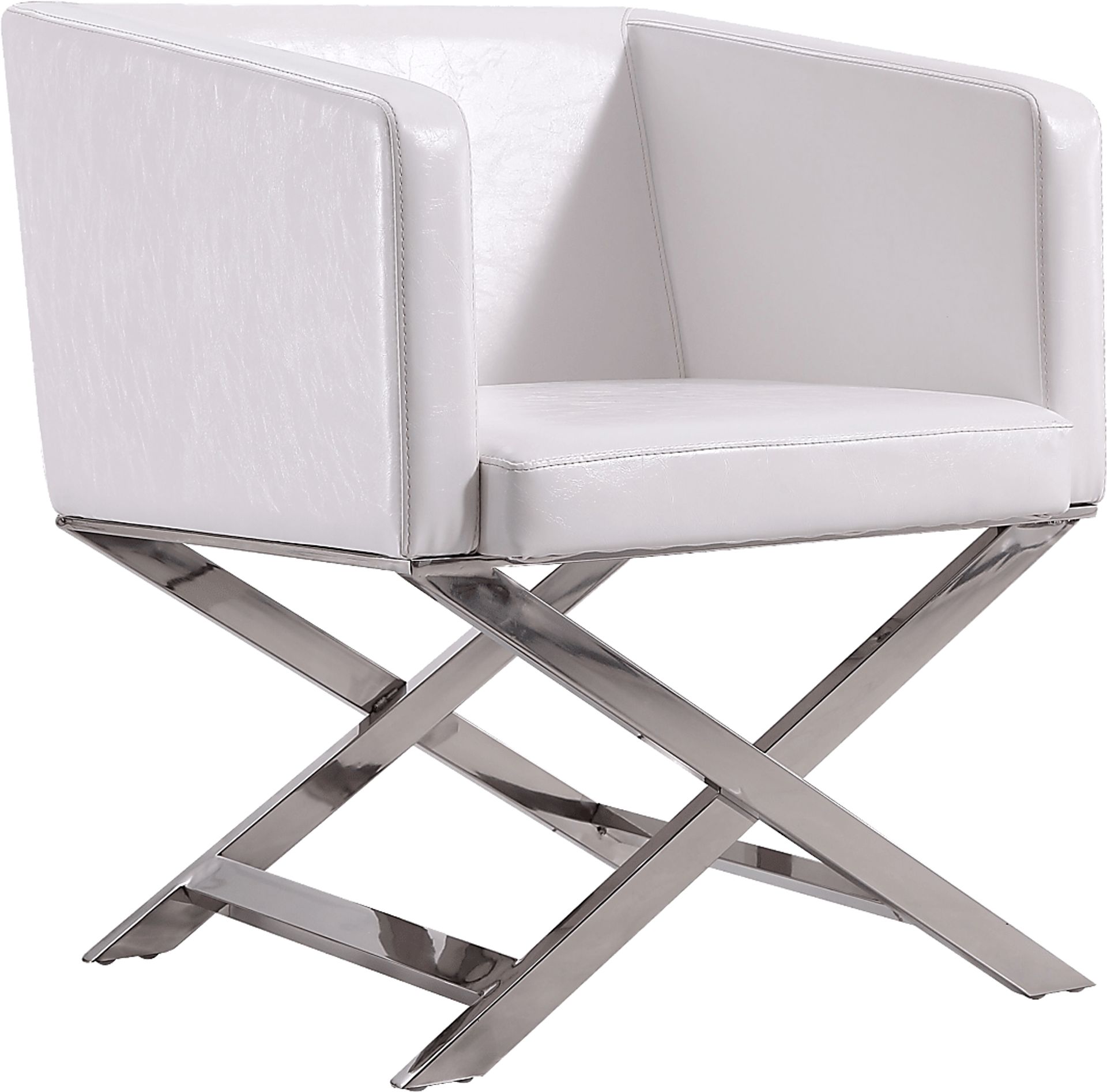 Amyjane White Accent Chair - Image 1