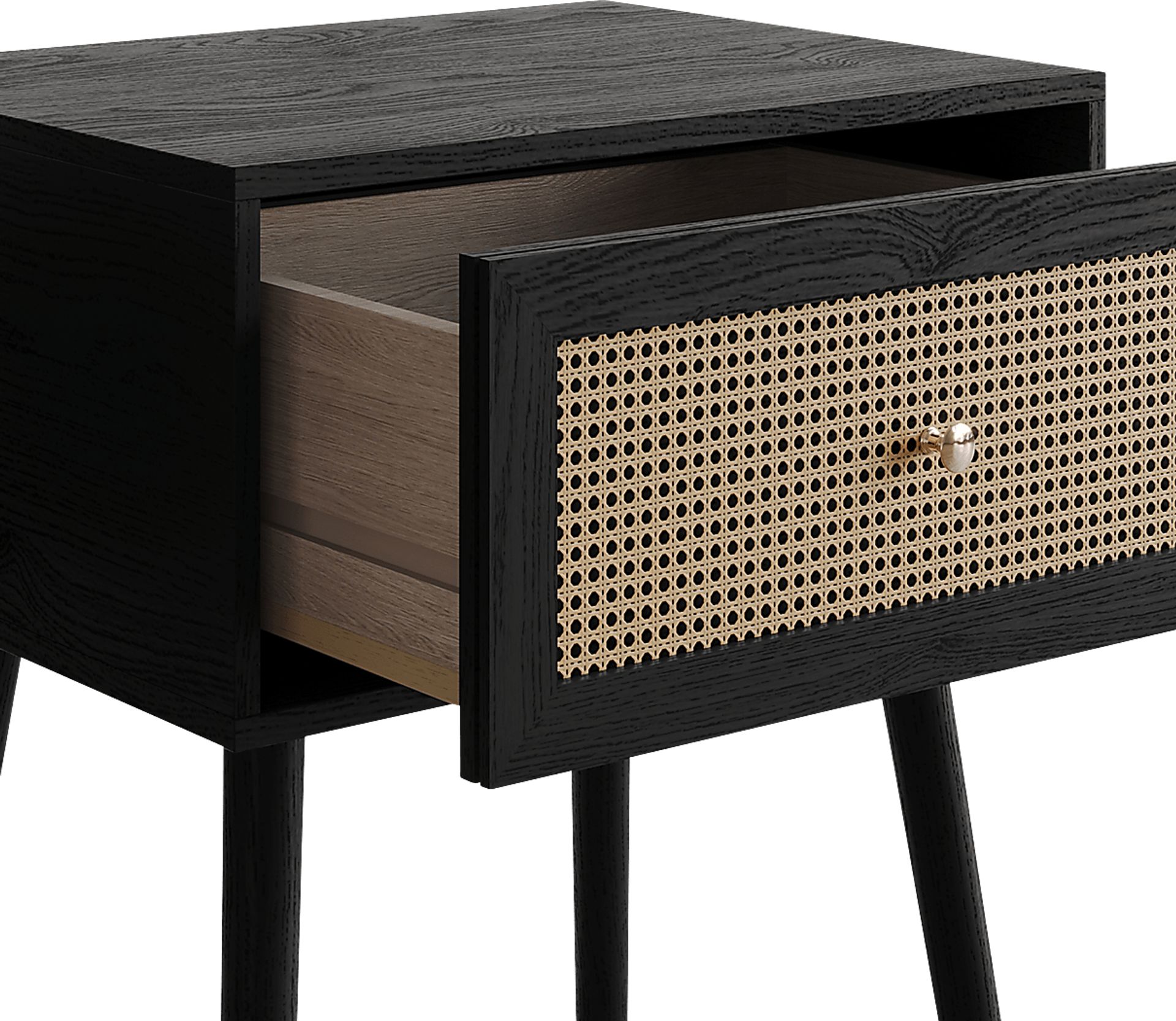 Amynus Black King Bed with Nightstands - Image 9