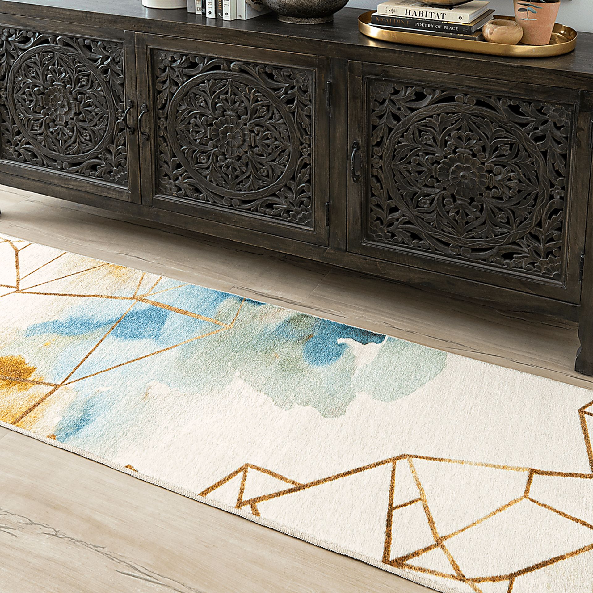 Amyra Off-White 2' x 8' Runner Rug - Image 9