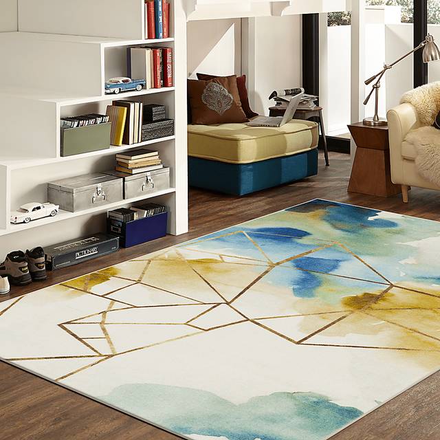 Amyra Off-White 5' x 8' Rug - Thumbnail - Image 9
