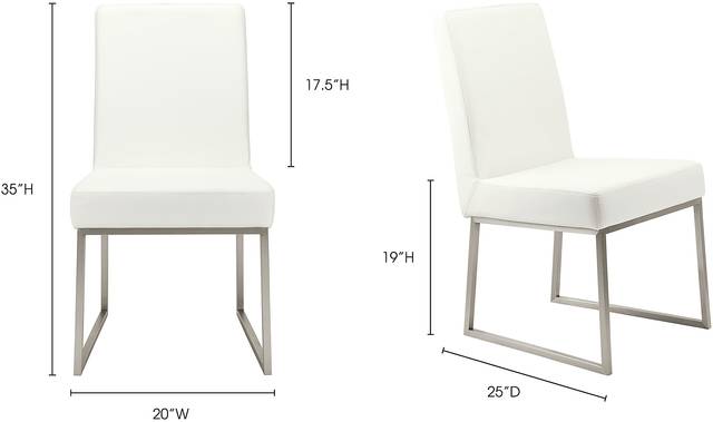 Amyruth White Side Chair, Set of 2 - Thumbnail - Image 4