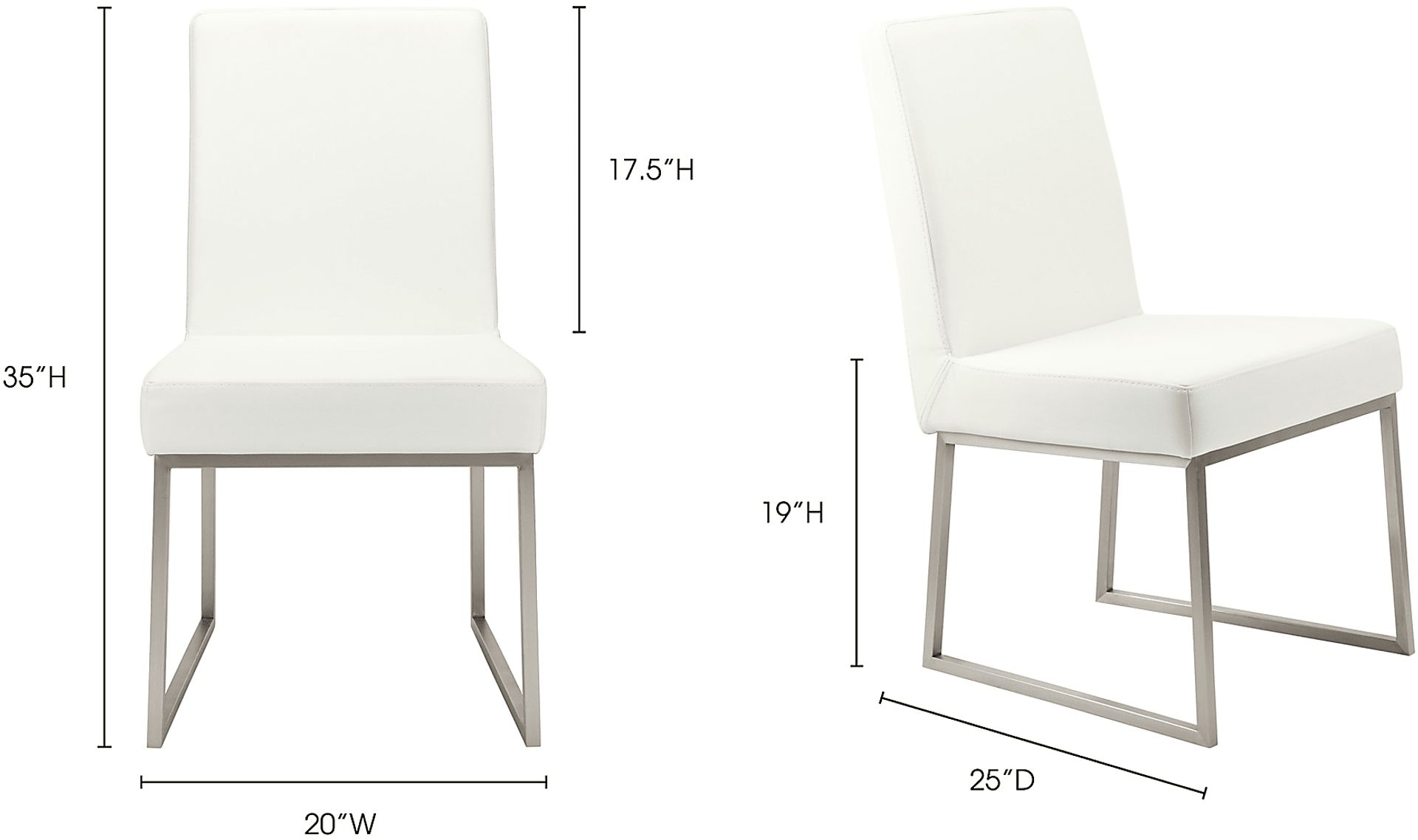 Amyruth White Side Chair, Set of 2 - Image 4