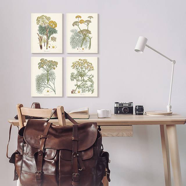 An Assortment of Herbs Set of 4 Artwork - Thumbnail - Image 2