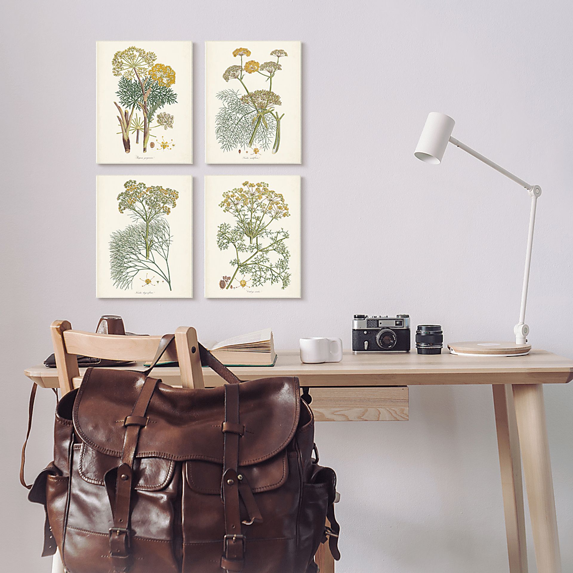 An Assortment of Herbs Set of 4 Artwork - Image 2