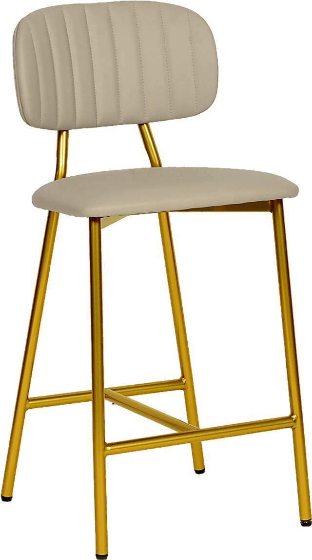 Ana Lee Beige Counter Stool, Set of 2 - Thumbnail - Image 4