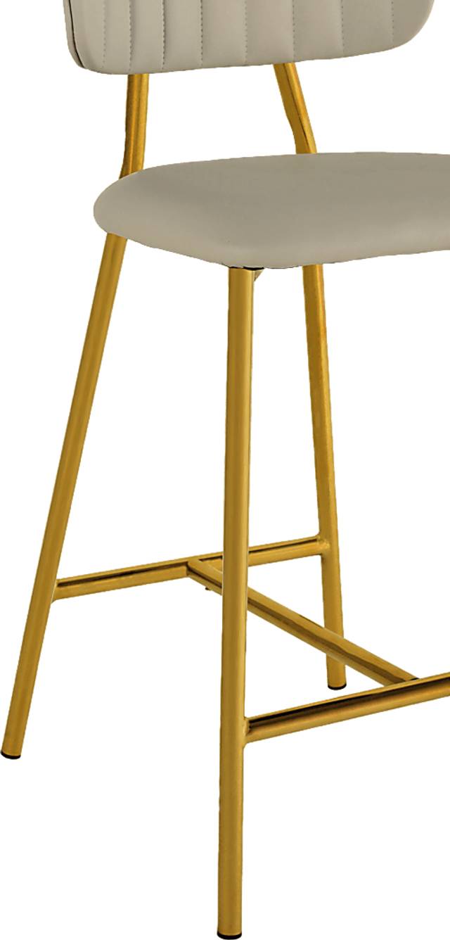 Ana Lee Beige Counter Stool, Set of 2 - Thumbnail - Image 5