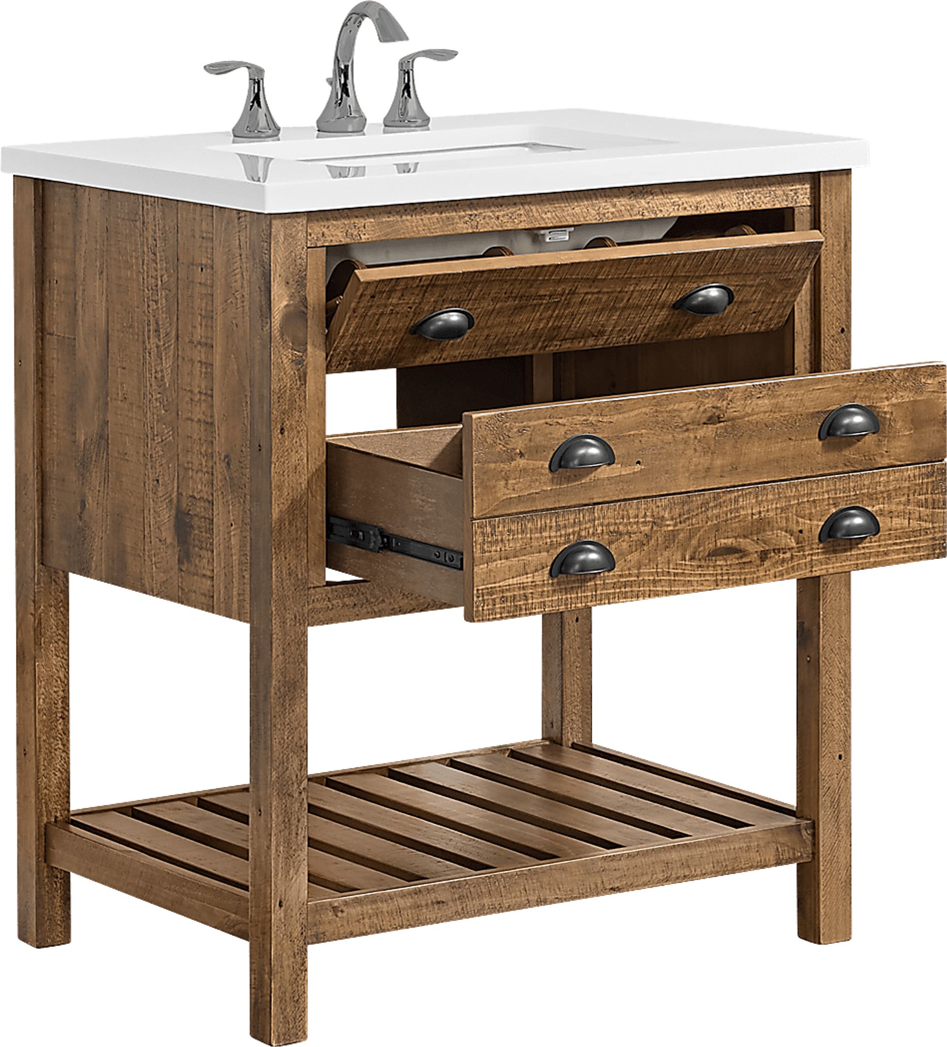 Anaar Brown Bathroom Vanity - Image 6