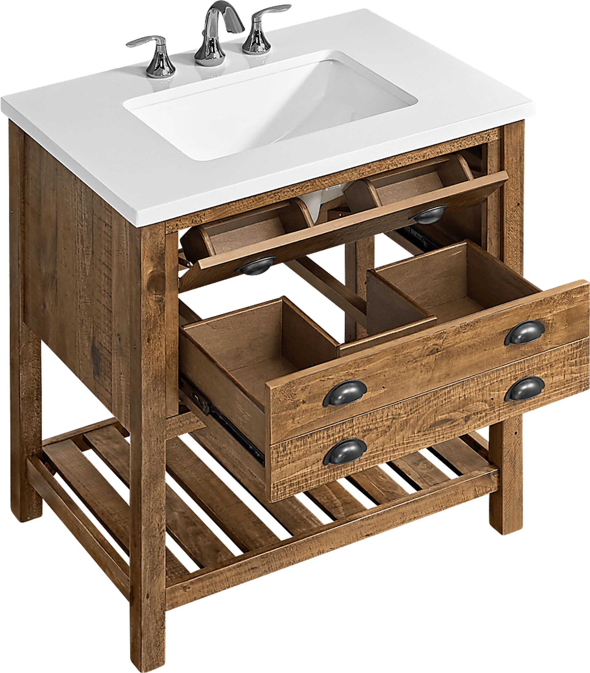 Anaar Brown Bathroom Vanity - Image 10