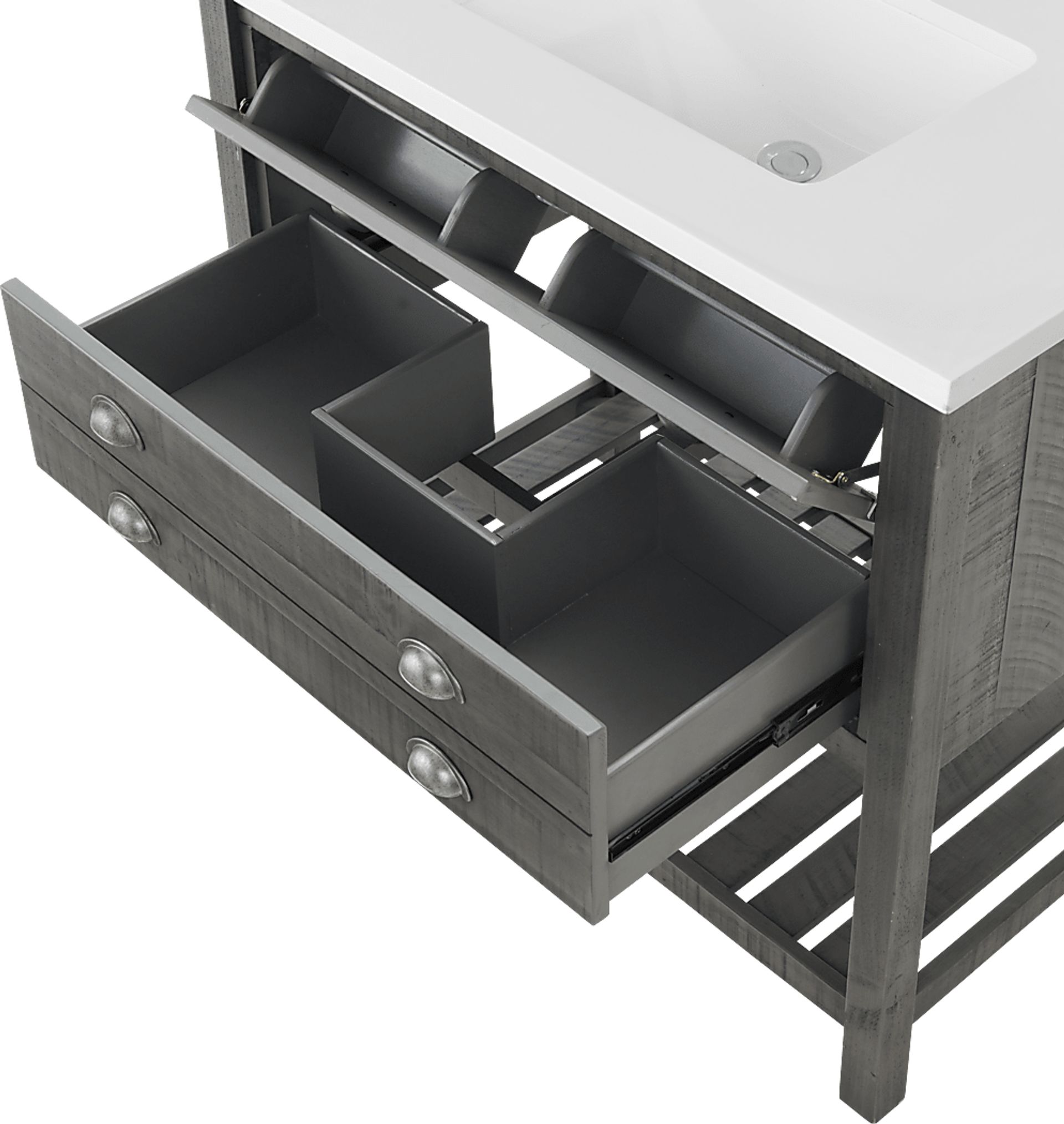 Anaar Gray Bathroom Vanity - Image 13
