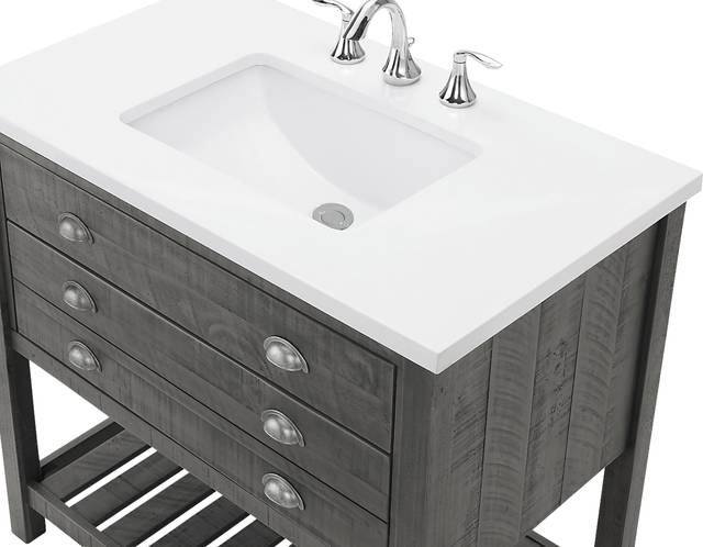 Anaar Gray Bathroom Vanity - Thumbnail - Image 9