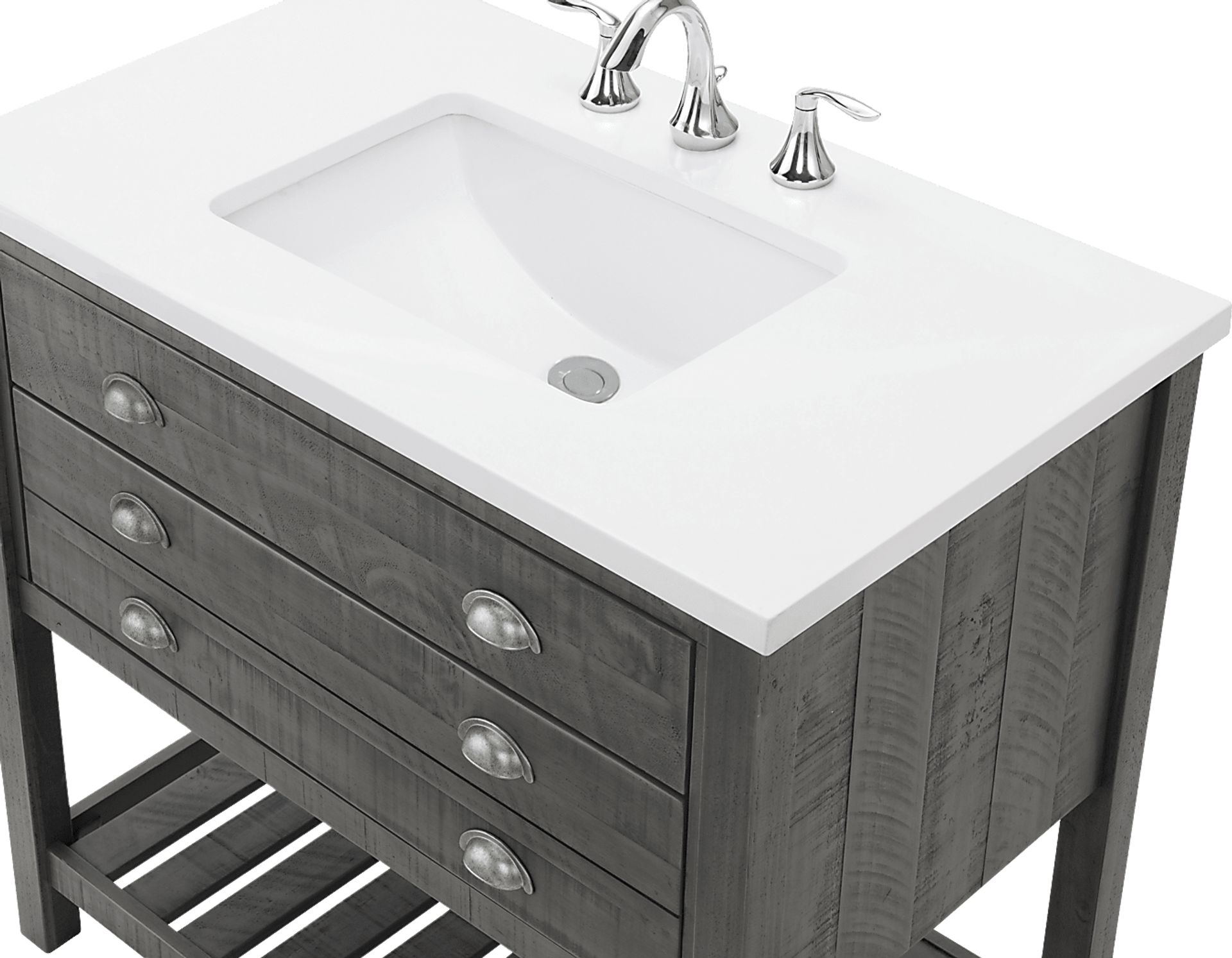 Anaar Gray Bathroom Vanity - Image 9