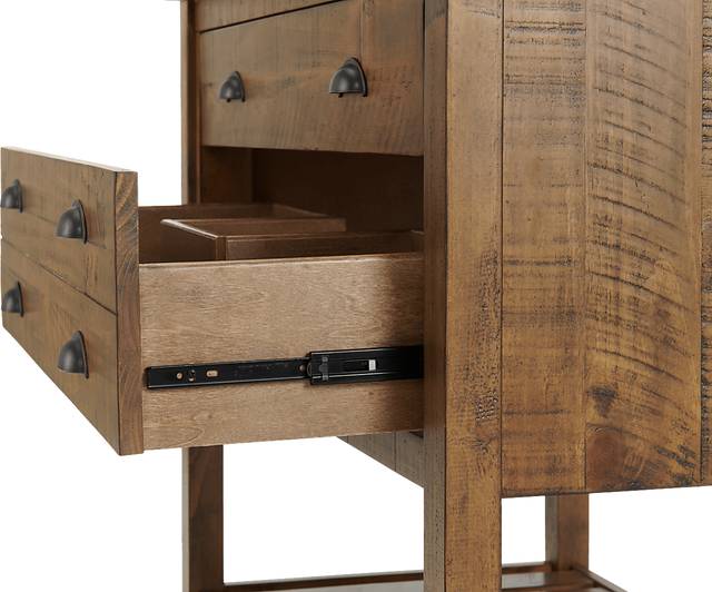 Anaar Natural Brown Bathroom Vanity - Thumbnail - Image 10