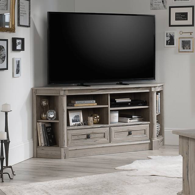Anacacho Gray 61.5 in. Corner Console - Thumbnail - Image 2