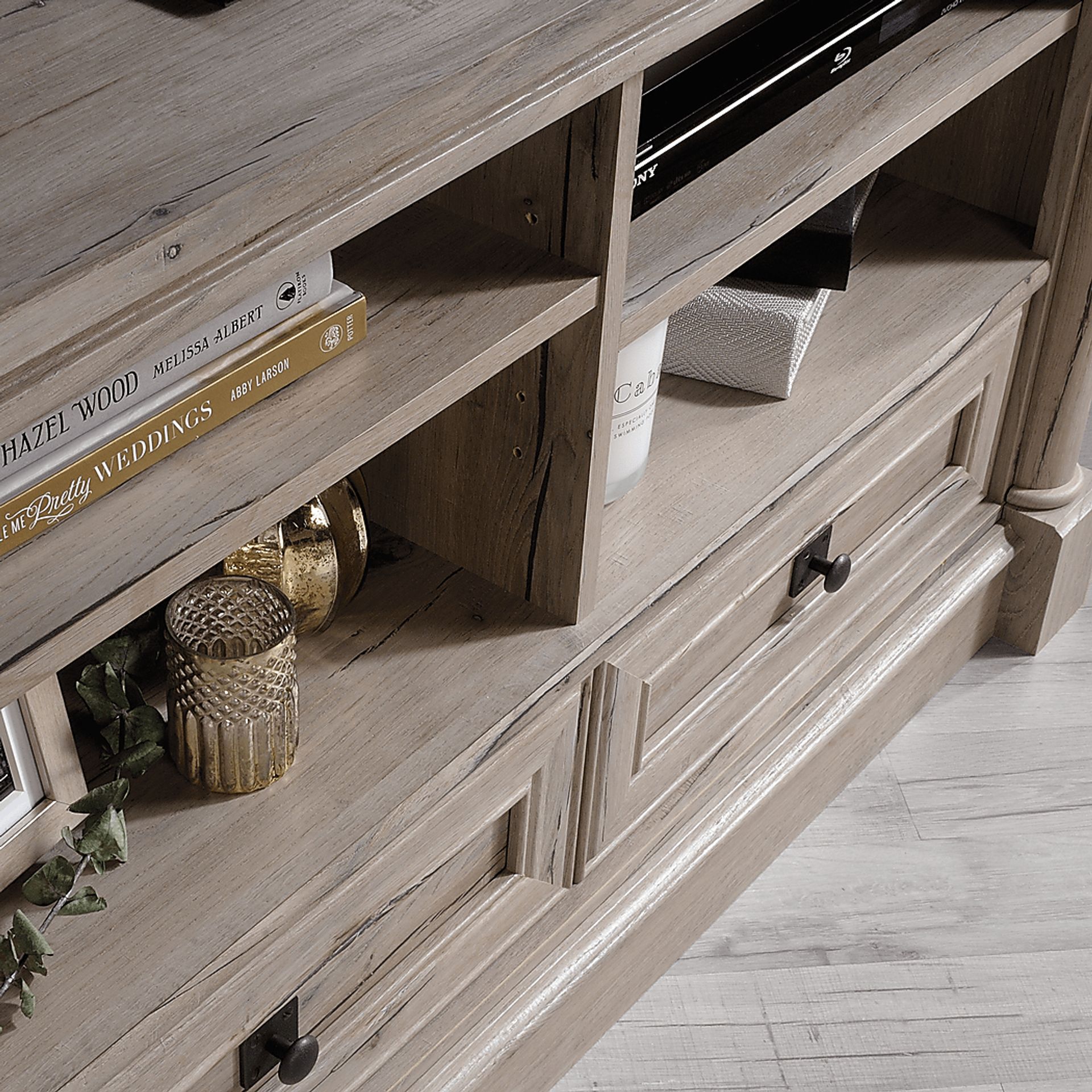 Anacacho Gray 61.5 in. Corner Console - Image 3