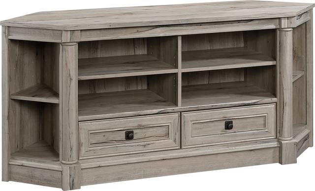 Anacacho Gray 61.5 in. Corner Console - Thumbnail - Image 1