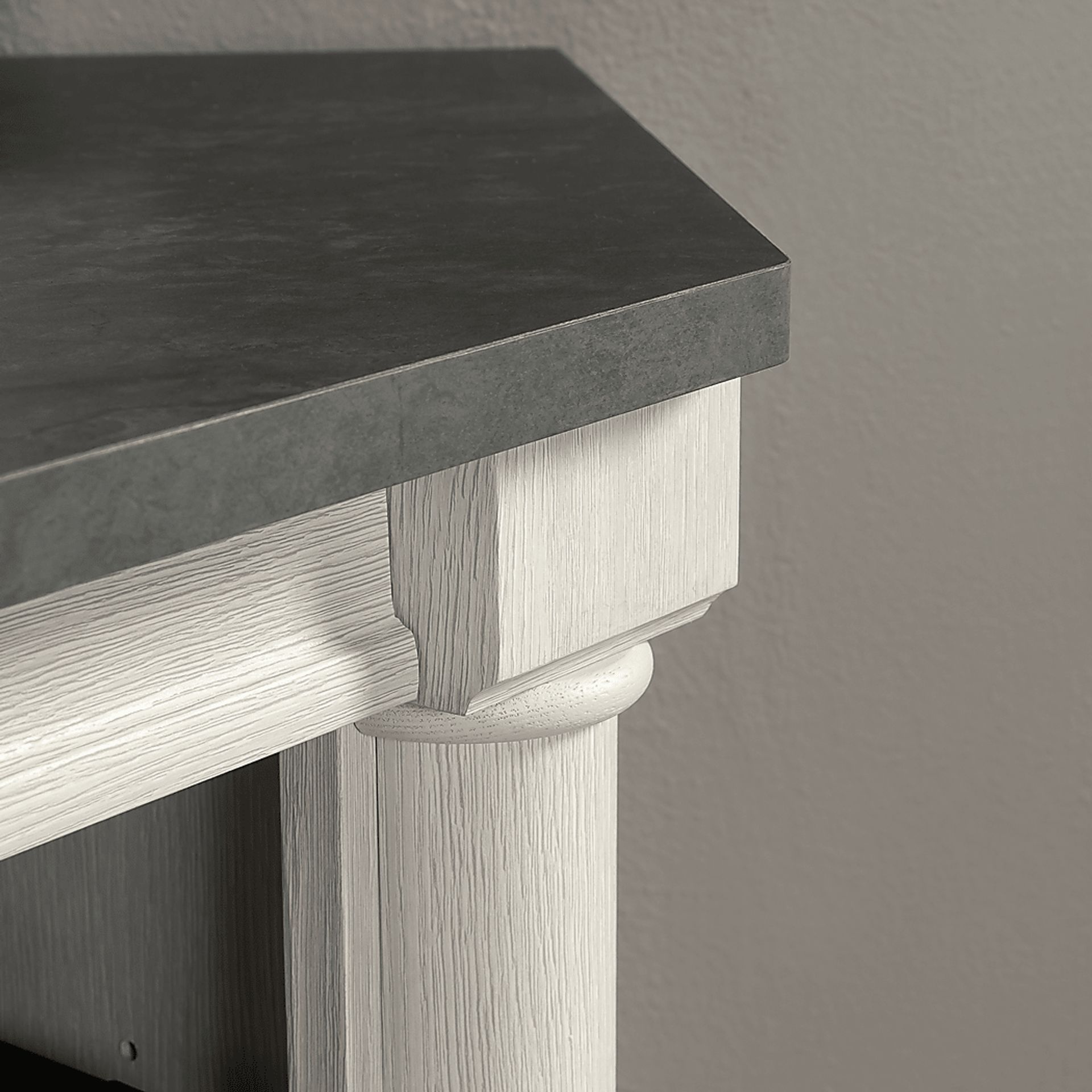Anacaho Light Gray 61.5 in. Corner Console - Image 3