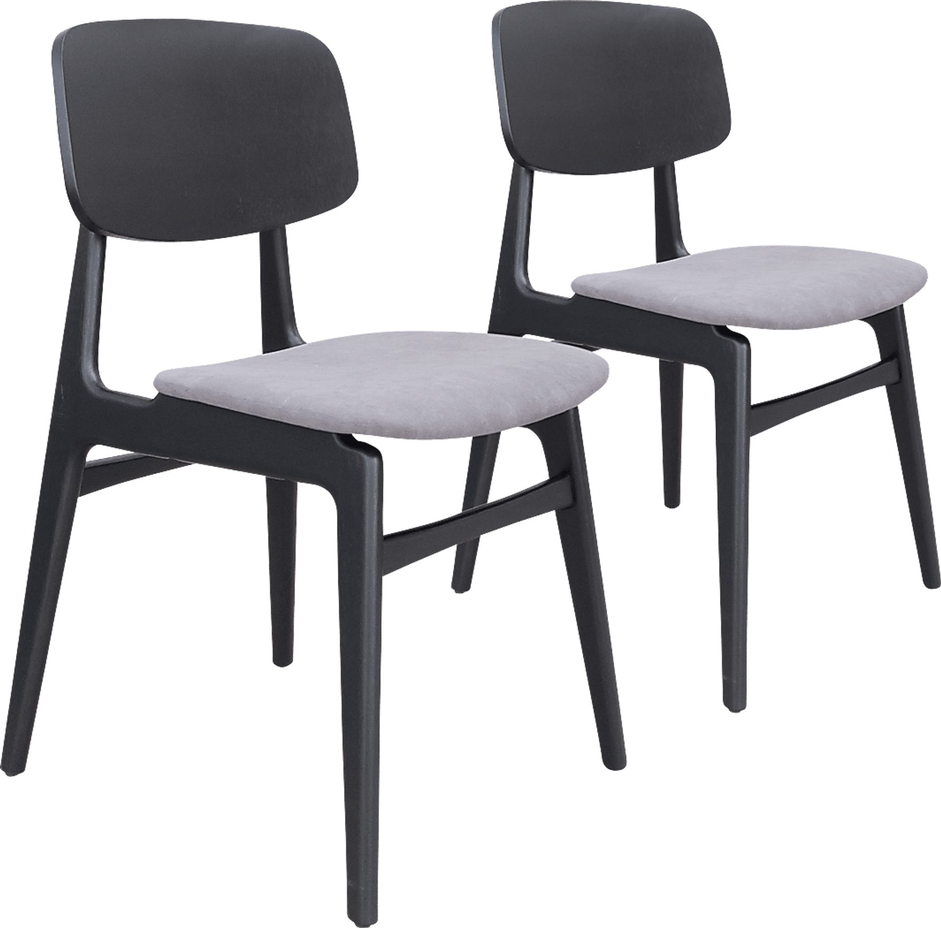 Anacosta Black Dining Chair, Set of 2 - Image 1