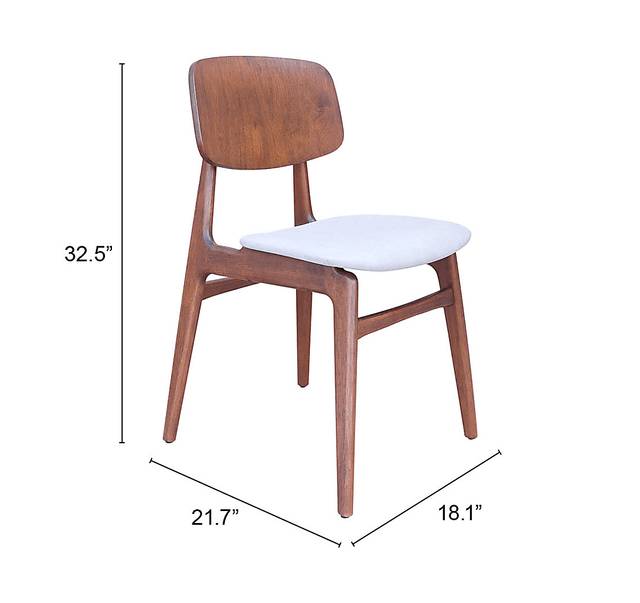 Anacosta Walnut Dining Chair, Set of 2 - Thumbnail - Image 9