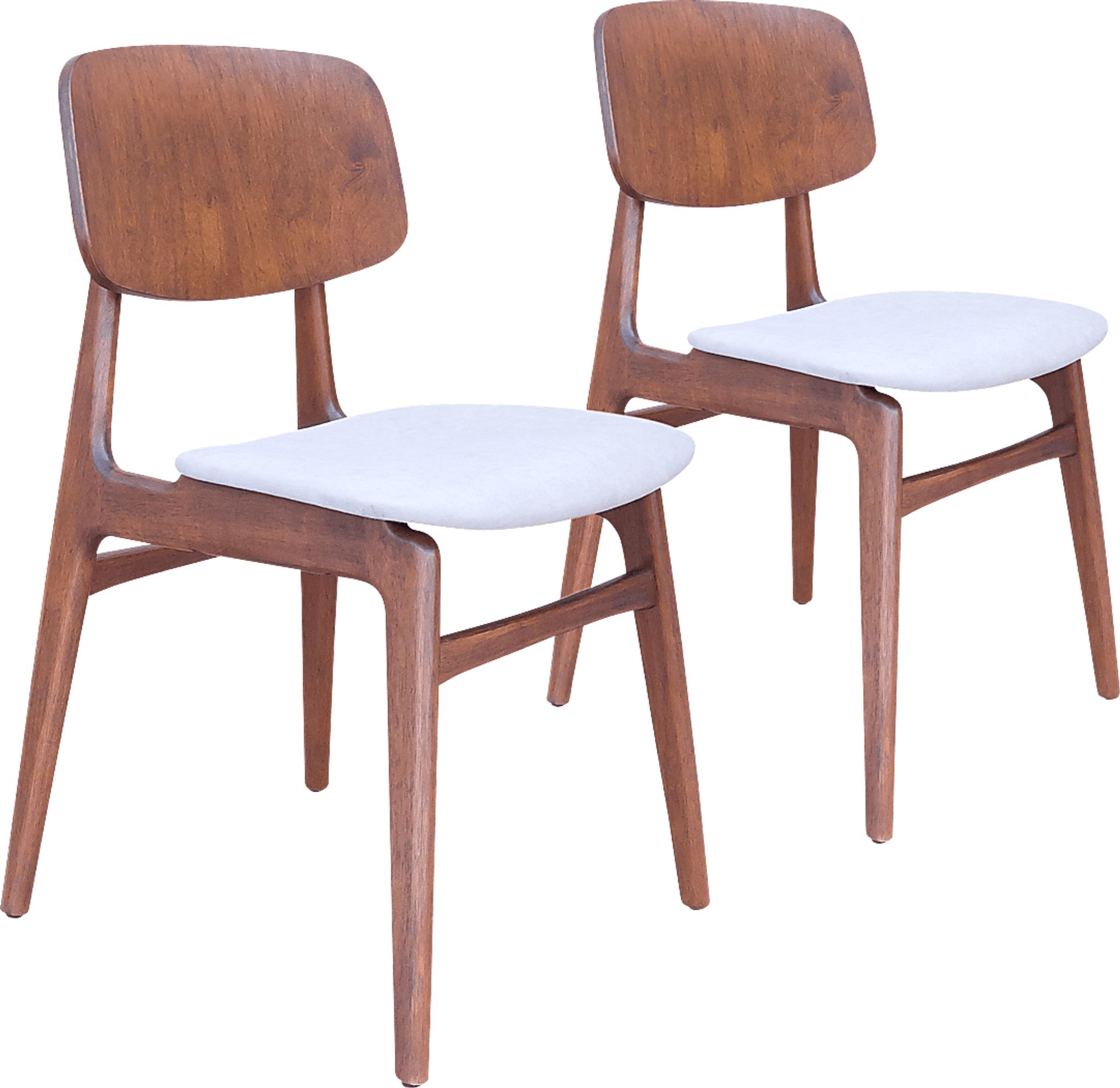 Anacosta Walnut Dining Chair, Set of 2 - Image 1