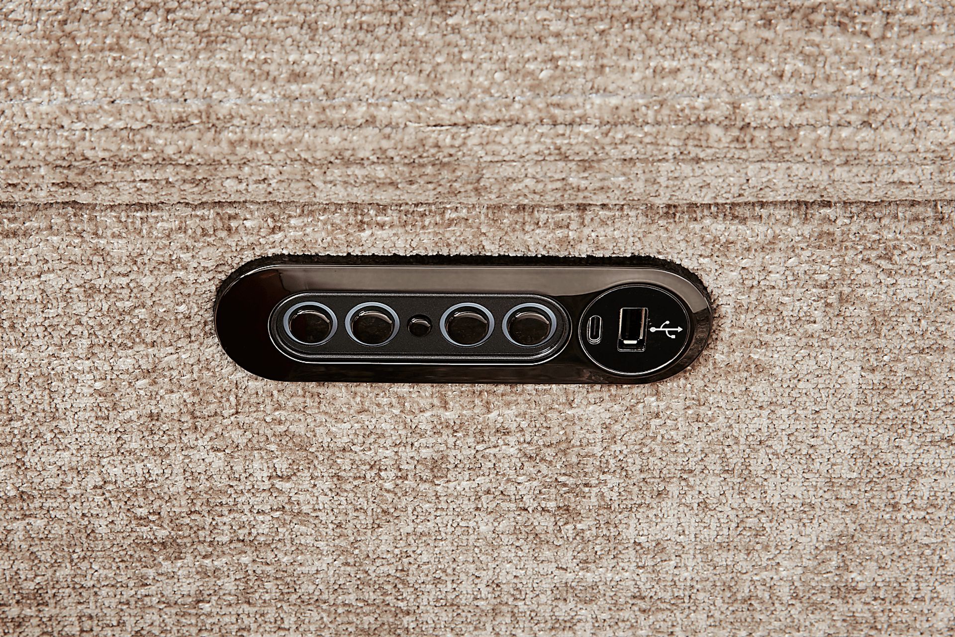 Anaheim Latte Dual Power Recliner - Image 4