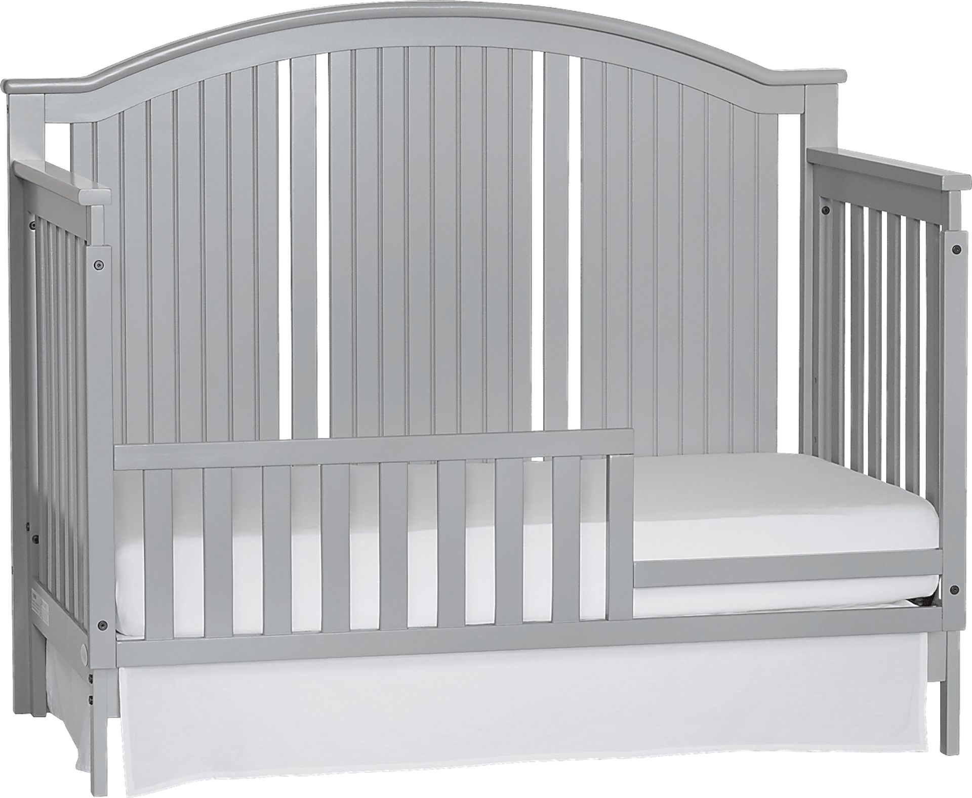 Anaheim Park Gray Convertible Crib with Toddler Rail - Image 5