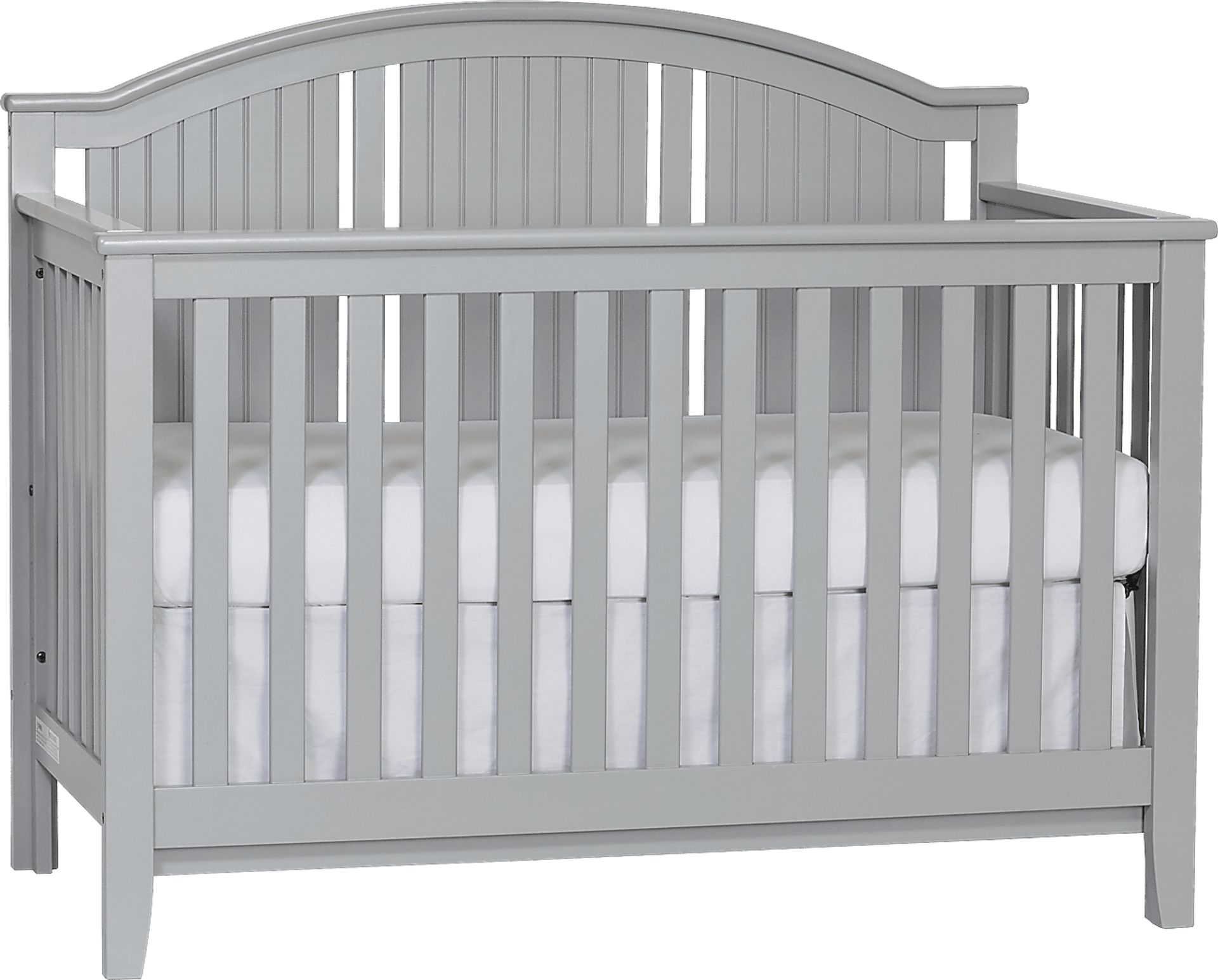Anaheim Park Gray Convertible Crib with Toddler Rail - Image 1