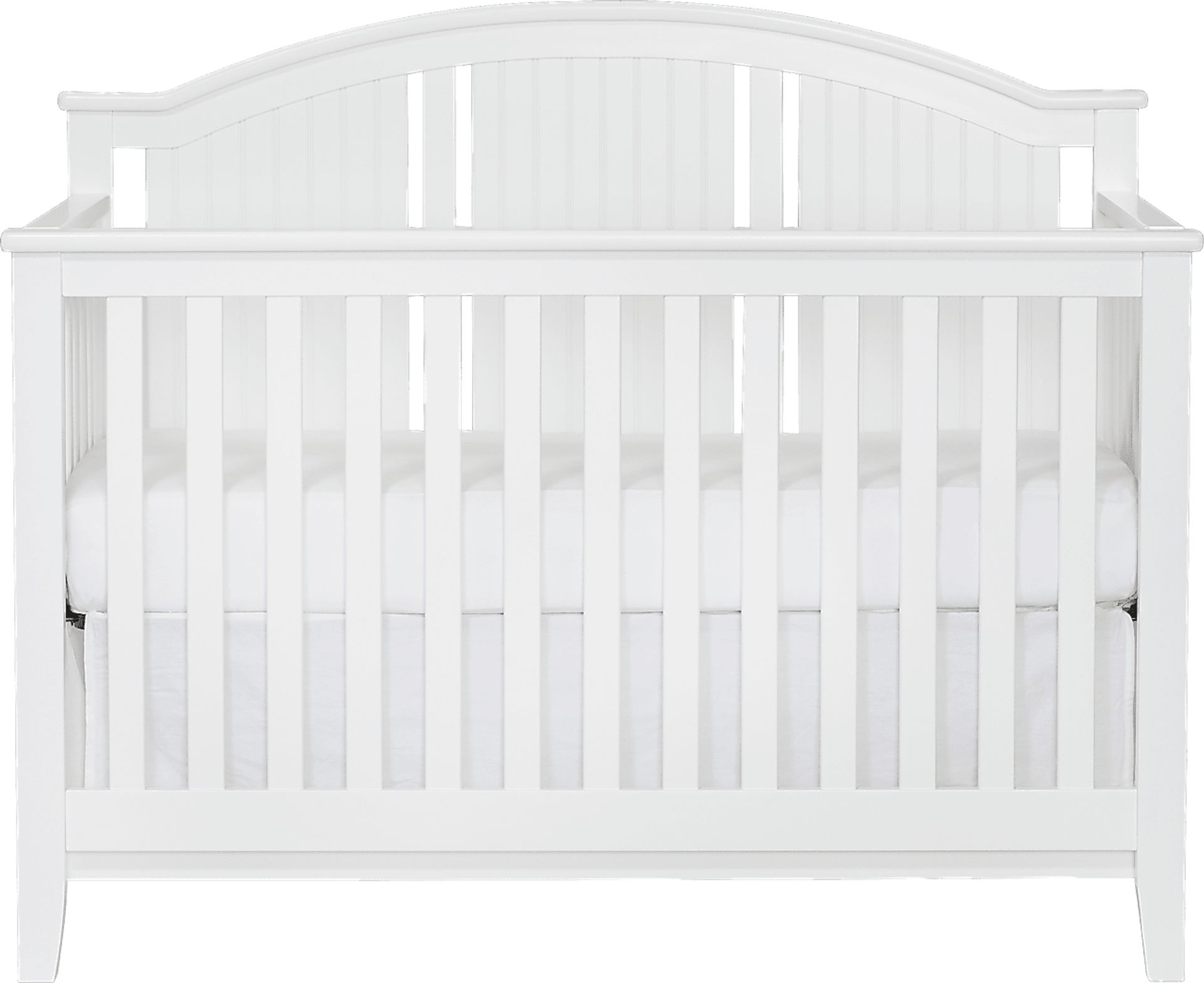 Anaheim Park White Convertible Crib with Toddler Rail - Image 2