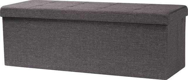 Anahita Dark Gray Ottoman - Thumbnail - Image 1